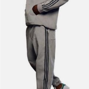 Adidas Ivy Park IVP Gray Corduroy Lounge Pants/Jogger/Sweatpants Size S UNISEX